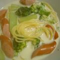 liutan's cooksnap of when they made 簡単すぎる♡絶品☆ミルクスープパスタ.