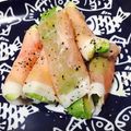 ゆーか1107's cooksnap of when they made アボカドと生ハムの仲良し巻.