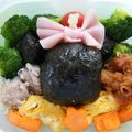 ★のんちゃん's cooksnap of when they made ミニーちゃん♥LOVE弁当（*´∀｀*）.