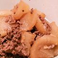 nchanrio's cooksnap of when they made ひき肉と大根のそぼろ煮　丼ぶりにも☆.