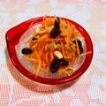 みんとこ's cooksnap of when they made ナッツ&レーズン入りキャロットサラダ.