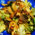 のぞきぱんだ's cooksnap of when they made ダイエット！コンニャクと野菜のピリ辛炒め.