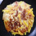 ヘクター's cooksnap of when they made ベーコンとじゃがいもとチーズの洋風チジミ.