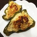 kangaru's cooksnap of when they made お豆腐たっぷり『ピーマンの肉詰め』.