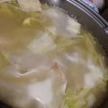 めいたんのママ's cooksnap of when they made 余った餃子皮は鍋に！.