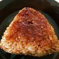ゆっきい９'s cooksnap of when they made にんにく味噌の焼きおにぎり♫.