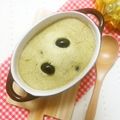 メルティローズ's cooksnap of when they made 黒豆とクリームチーズの抹茶蒸しパン.