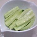 trtdi's cooksnap of when they made 超簡単！癖になるキュウリのわさび漬け.
