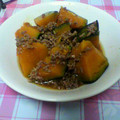 SnowDrop24's cooksnap of when they made かぼちゃとそぼろ.
