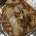 さい♪♪'s cooksnap of when they made 止まらな〜い！！白菜とナメタケのサラダ☆.