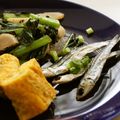 まみお✳'s cooksnap of when they made 蕪の葉で卵焼き.