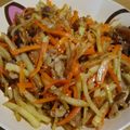 みずたますず's cooksnap of when they made お弁当に！こんにゃくと大根の皮でキンピラ.