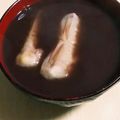 あさここなっつ's cooksnap of when they made お餅の消費にも！超簡単おしるこ.