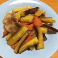 はやしこんぶ's cooksnap of when they made カリカリ豚とサツマイモの甘辛.