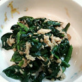 newneco's cooksnap of when they made ツナとほうれん草の麺つゆ炒め.