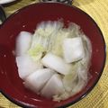 handm2015's cooksnap of when they made かぶのお吸いもの.