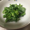 クック8UB3KY☆'s cooksnap of when they made 菜の花のマヨポンからし和え.