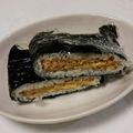 RINRI☆'s cooksnap of when they made ごま油おにぎらず.