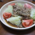 なこなここ's cooksnap of when they made 蒸しキャベツのバタポンきのこソース.