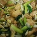 赤いとさか's cooksnap of when they made 鶏胸肉と小松菜のさっと炒め.