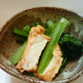 design_no_2's cooksnap of when they made 厚揚げと小松菜の煮もの.