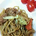ゆかみお's cooksnap of when they made 美味☆我が家のソース焼きそば.