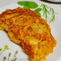 yoshika814's cooksnap of when they made チーズでふわとろ☆スペインオムレツ.