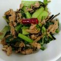 citron♥'s cooksnap of when they made 小松菜のピリ辛ツナ炒め.