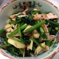 mamukana's cooksnap of when they made ほうれん草とエリンギのバターしょう油炒め.
