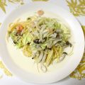 はにゃ3's cooksnap of when they made キャベツたっぷりクリームスパゲッティ♪.