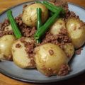 Linda's cooksnap of when they made 新じゃがとひき肉.