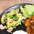 192975's cooksnap of when they made ほうれん草と卵和え.