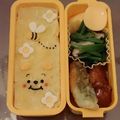 arutoren's cooksnap of when they made オムライスで♡プーさん♡キャラ弁.