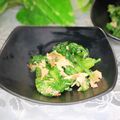 mielle's cooksnap of when they made 簡単　春菊のおひたしツナあえ♪.