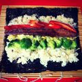 Rushida1's cooksnap of when they made ツナのサラダ巻き寿司.