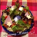 ☆miina☆♪'s cooksnap of when they made クリスマス♪リースのポテサラ☆.