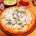 ココ❇︎ママ's cooksnap of when they made リメイク！お餅&たらこマヨ和風ピザ.