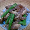 maasakob's cooksnap of when they made こんにゃくといんげんの胡麻和え♫簡単♫♬.