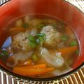 Lake☆Erie's cooksnap of when they made ☆にんじん入り肉団子☆とキャベツのスープ.