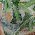 にょろもん's cooksnap of when they made 小松菜のチーズトースト.