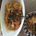 りゅうしんのmama's cooksnap of when they made 和風ガーリックバターパスタ♡納豆のせ.