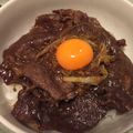 みぅ㌧'s cooksnap of when they made 白ネギ牛丼《豚丼》.