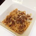 はらぺこlamu's cooksnap of when they made 炒めるだけーの納豆パスタ.