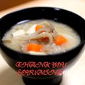 soyumina's cooksnap of when they made あっさりキノコの粕汁.