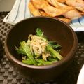 yukanosuke's cooksnap of when they made 小松菜としらすのレモン醤油和え.