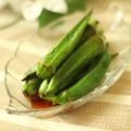 ぽっぽぺぺ's cooksnap of when they made お弁当に♪簡単すぎ？オクラのお漬物。.