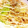 yossy_no's cooksnap of when they made 即席☆ツナ缶で☆温玉のせ冷製パスタ☆.