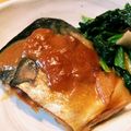 杏bow's cooksnap of when they made 梅干しでさらにヘルシー♪さばの味噌煮.