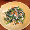 マサトレイン's cooksnap of when they made 春菊としらすの白和え.