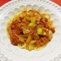 アンメイスイ's cooksnap of when they made トマトとズッキーニのパスタ.